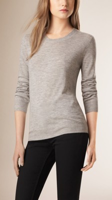 crew neck cashmere sweater