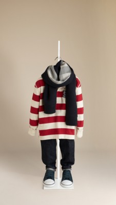Rugby Stripe Cotton Polo Shirt