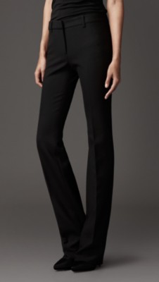 合身剪裁极简长裤