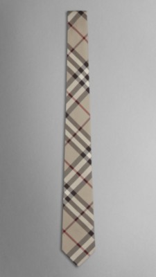 Check Silk Tie