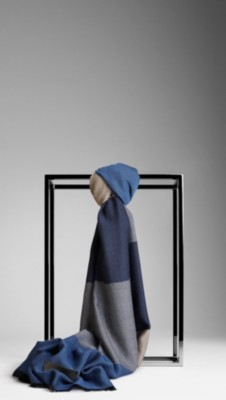 Striped Cashmere Scarf