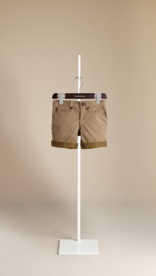 Check Lined Cotton Shorts