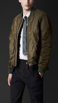 Sculptural Poplin Bomber