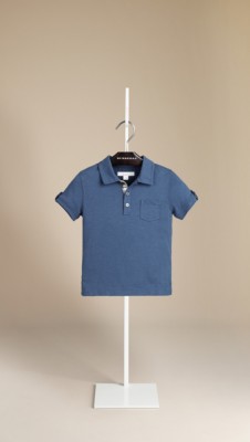 Check Placket Polo Shirt