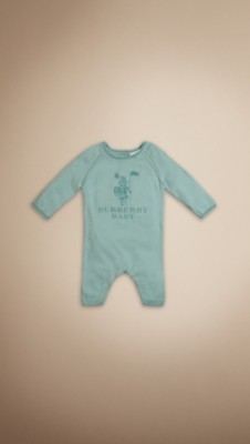 Burberry Baby Knight Playsuit