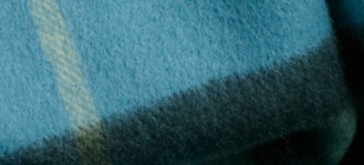 PALE PETROL BLUE CHECK