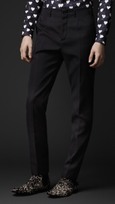 Tailored Wool Mohair Trousers