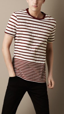 Contrast Stripe T-Shirt