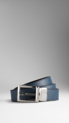 London Leather Reversible Belt