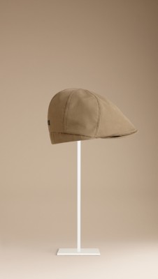Check-Lined Flat cap