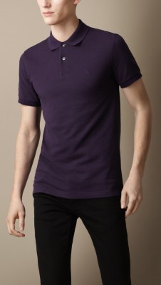 Check Placket Polo Shirt