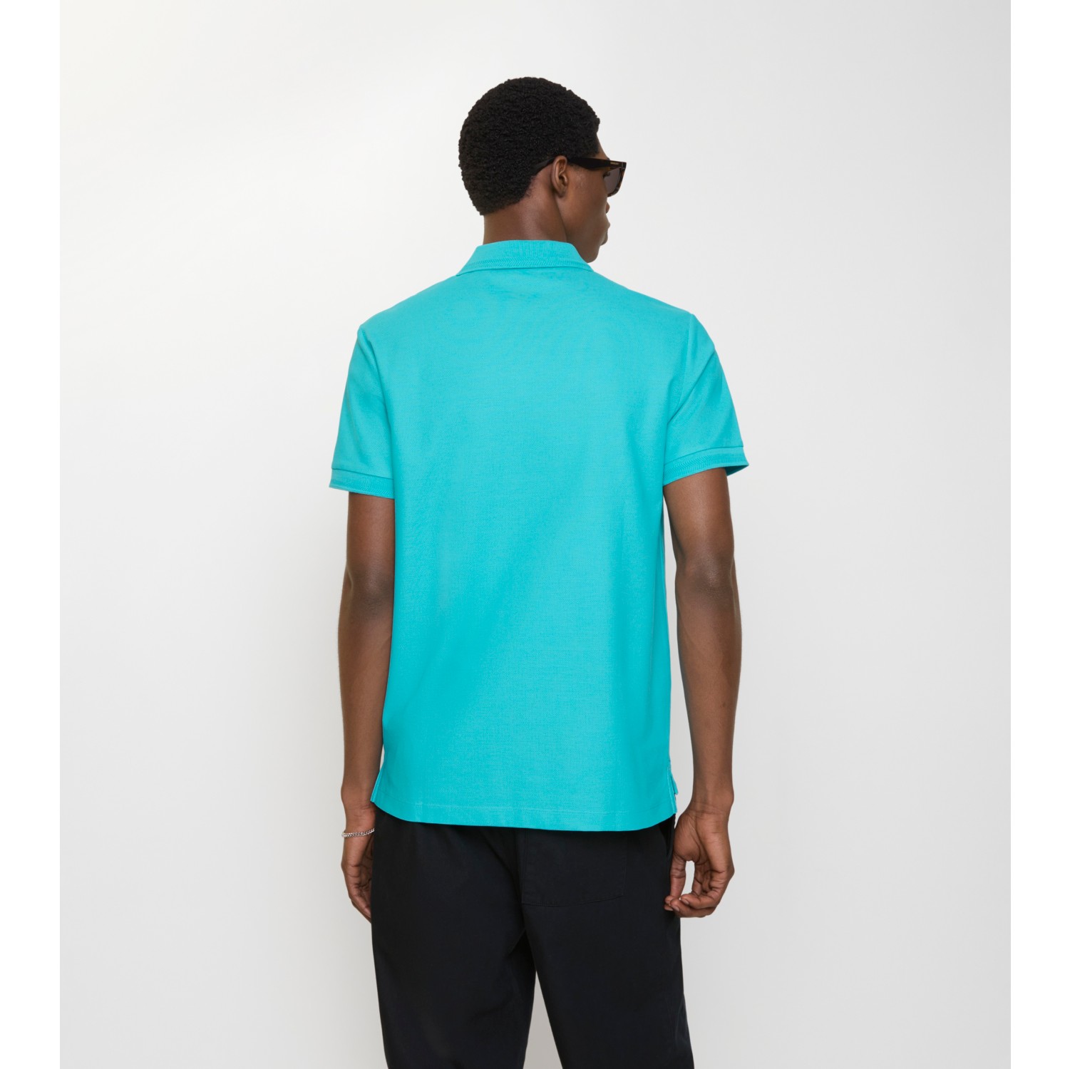 Cotton Polo Shirt in Atom blue - Men | Burberry® Official