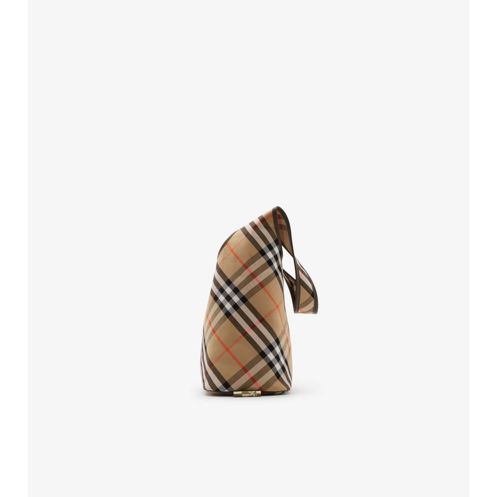Small Check Shoulder Bag in Sand - Women | Burberry® Official