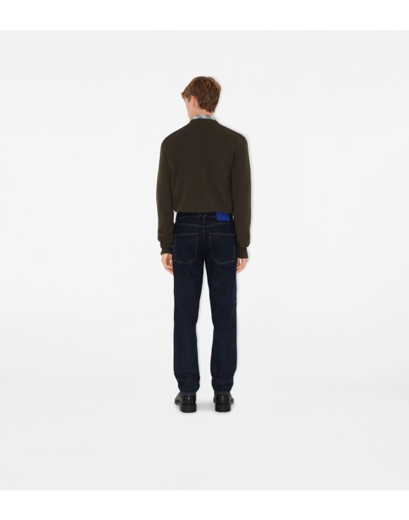 Calças jeans com corte slim