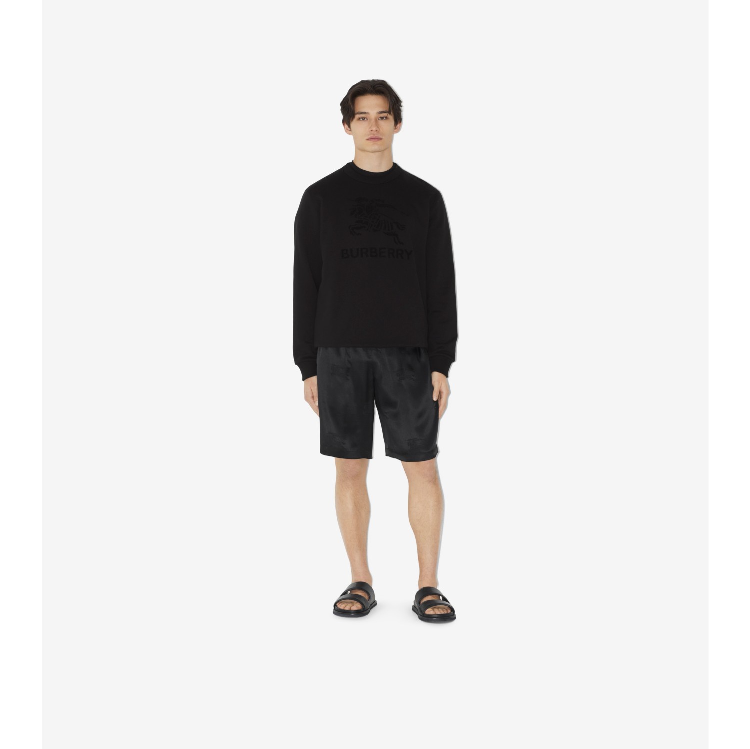 EKD Cotton Sweatshirt in Black - Men