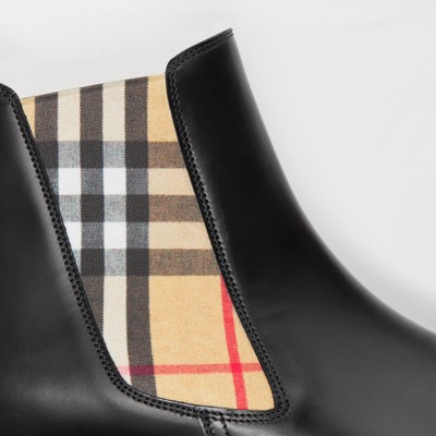 burberry vintage check chelsea boots