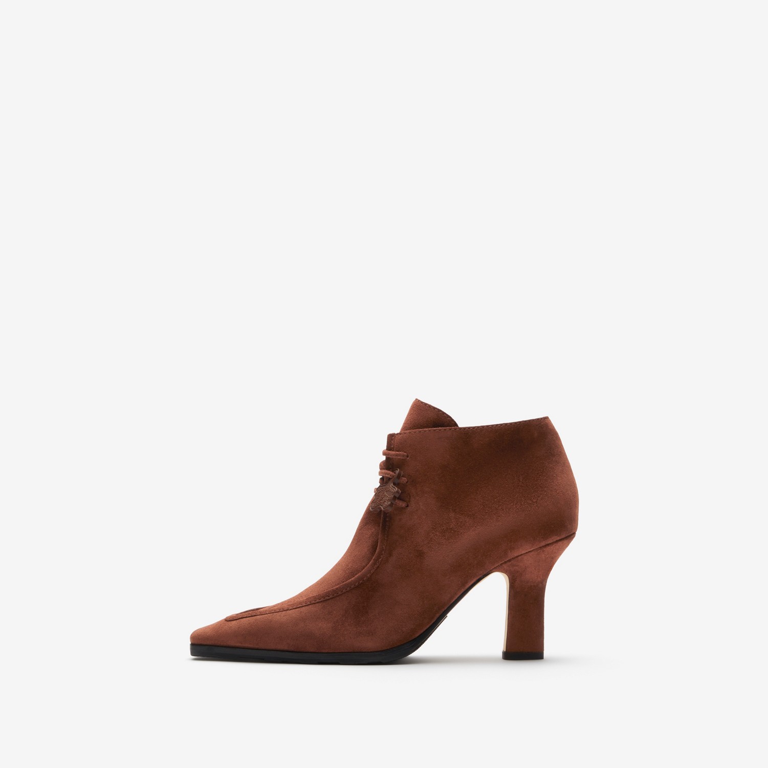 Suede Storm Ankle Boots in Brown - Women | Burberry® Official