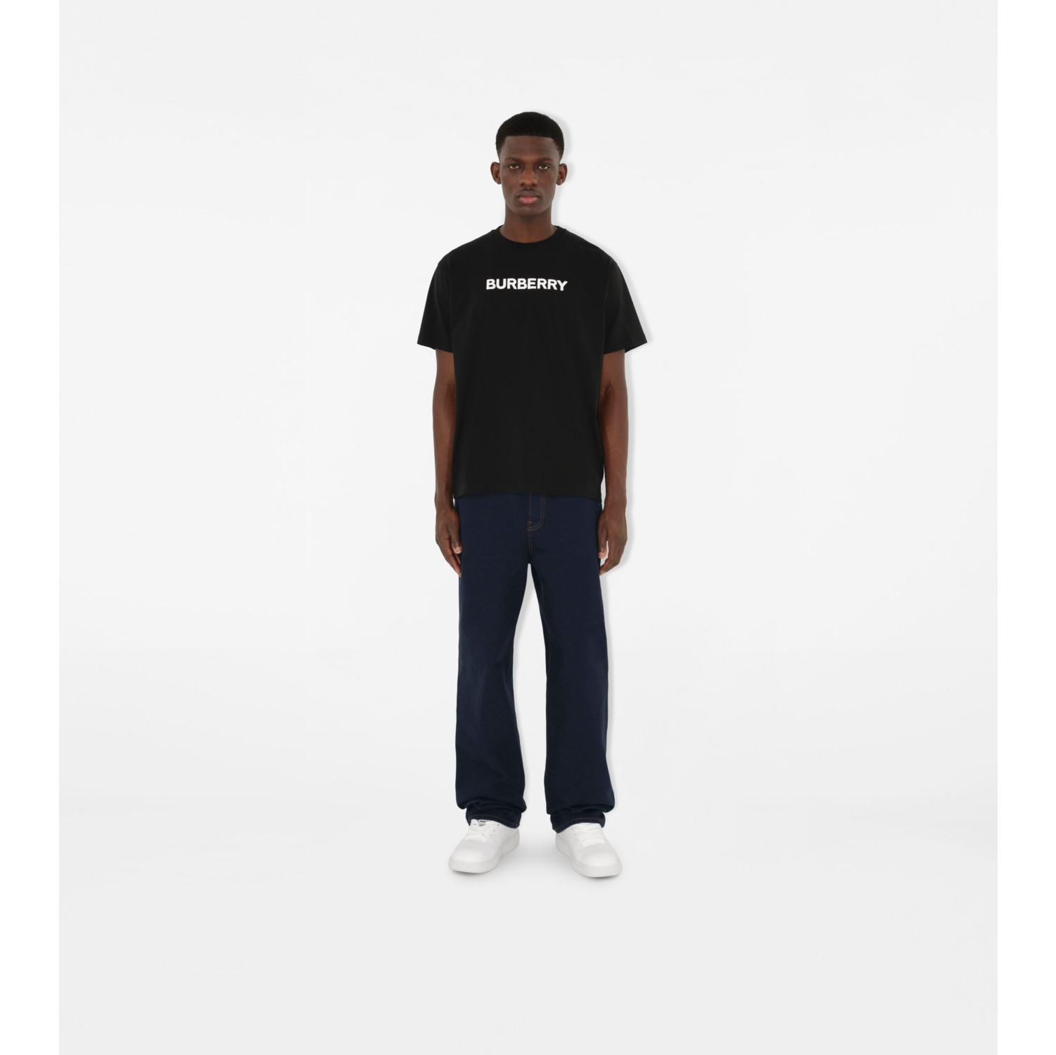 ロゴ コットンTシャツ (ブラック) - メンズ, コットン | Burberry®公式サイト