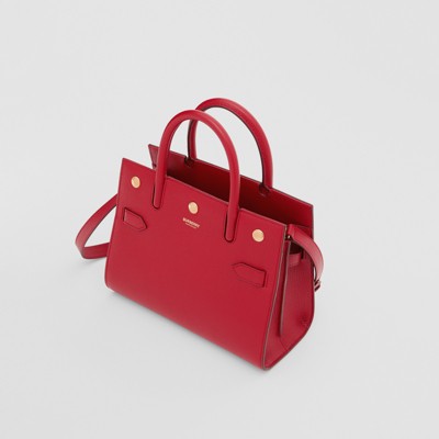 burberry bag with red handle