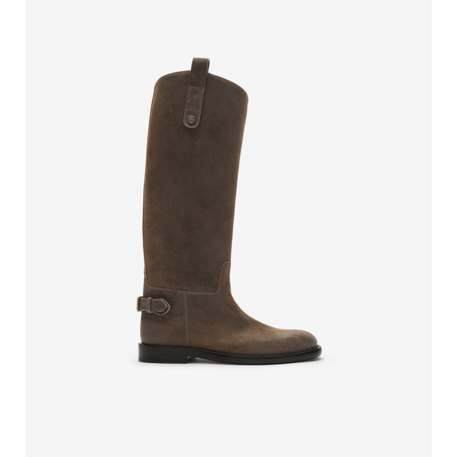 Suede Cavalier Boots