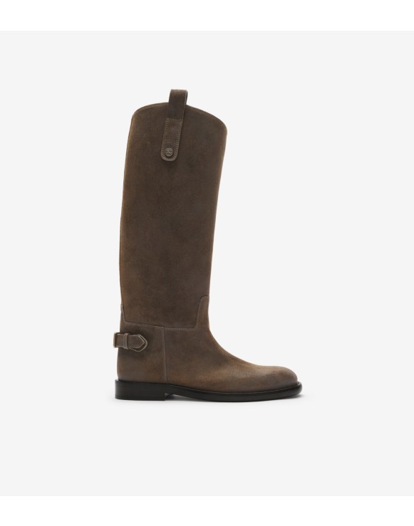Suede Cavalier Boots