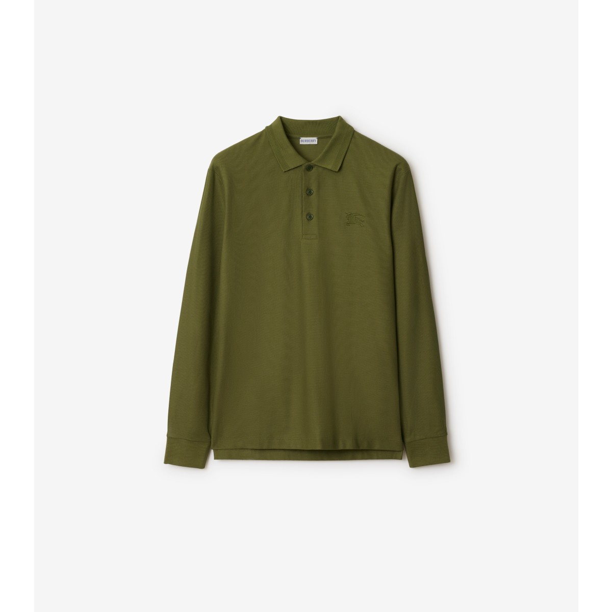  Check Long-sleeve Polo Shirt