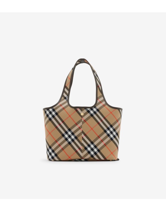 Small Check Tote