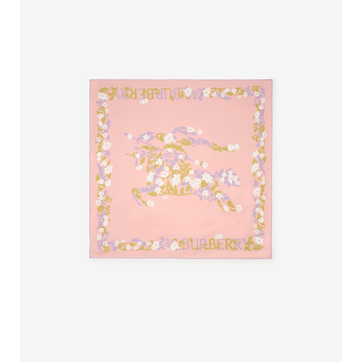  Floral EKD Silk Scarf