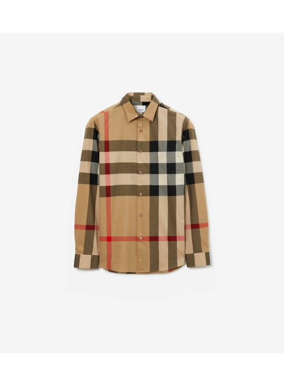 Burberry mens 2024 flannel shirts