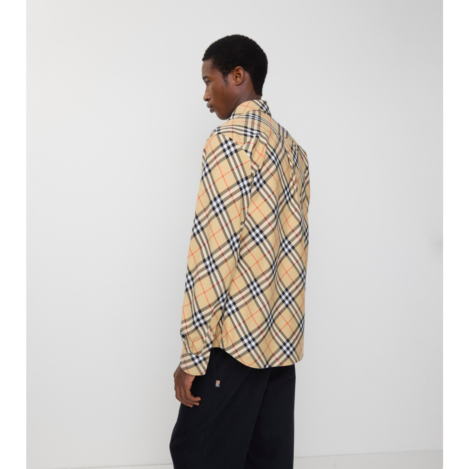 Relaxed Fit Check Cotton Flannel Shirt
