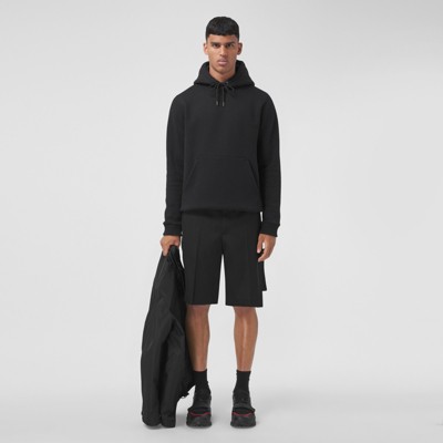 burberry hoodie black mens