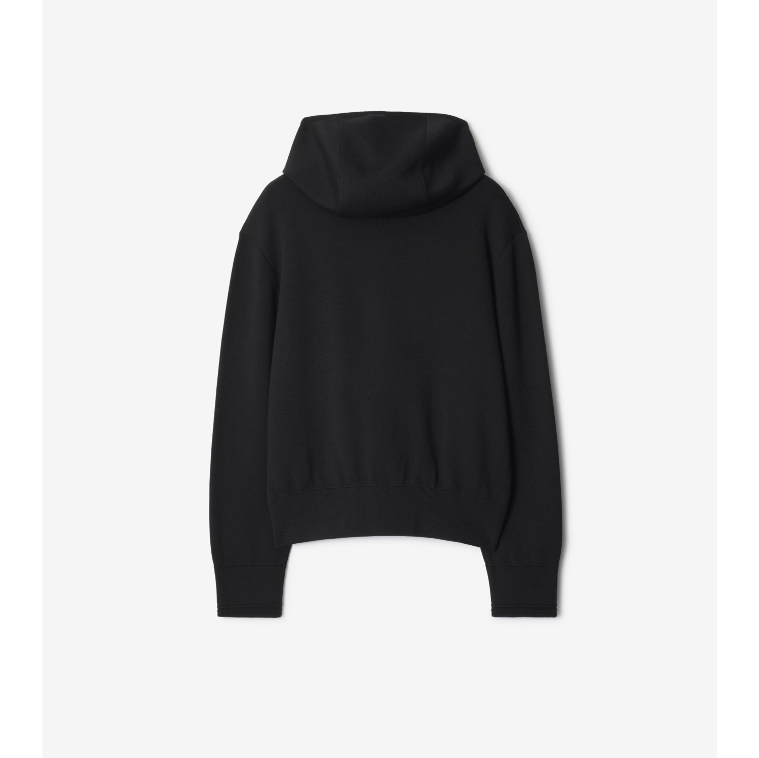 Hoodie zippé en laine mélangée