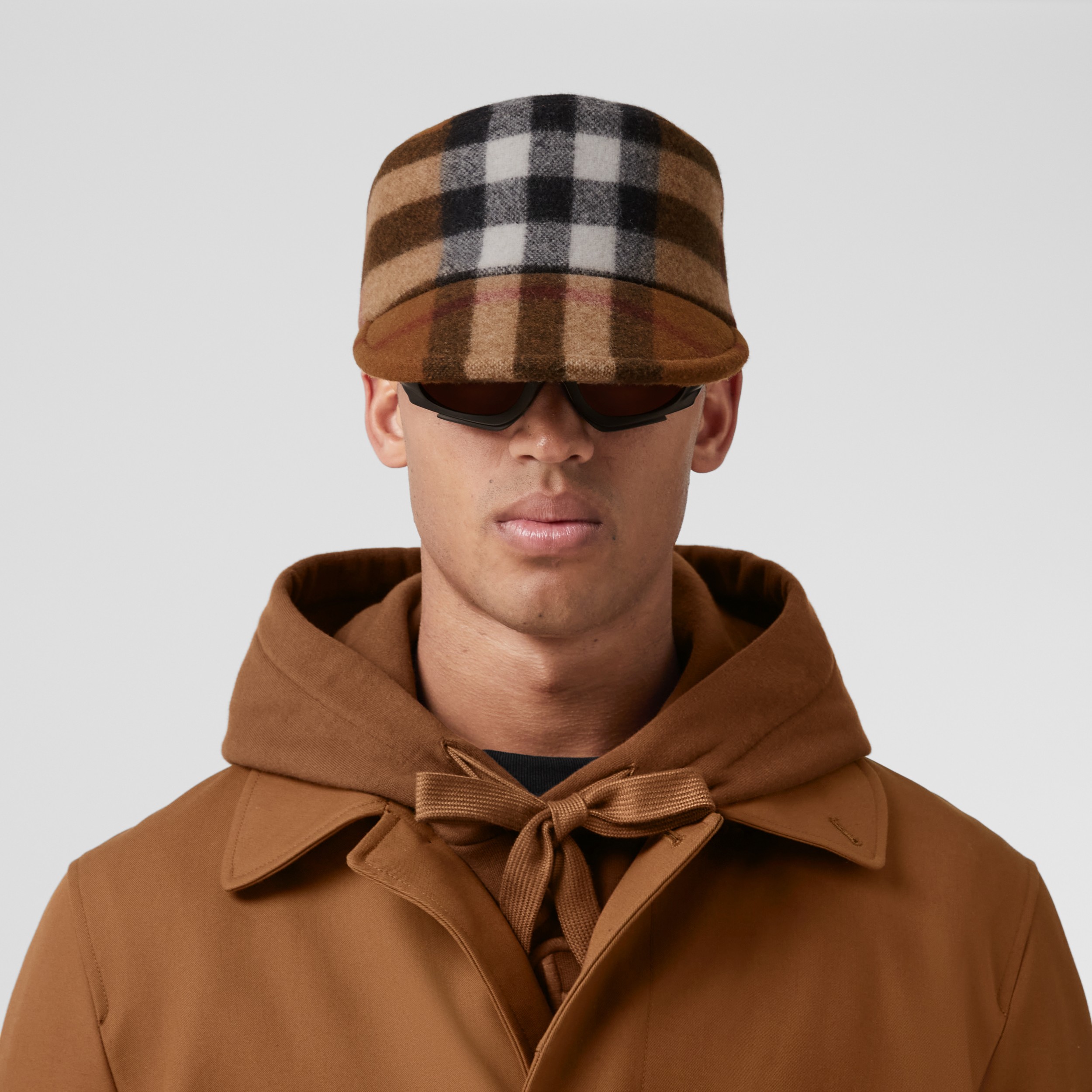 Embroidered Oak Leaf Crest Cotton Gabardine Car Coat in Dark Birch Brown - Men | Burberry® Official - 2