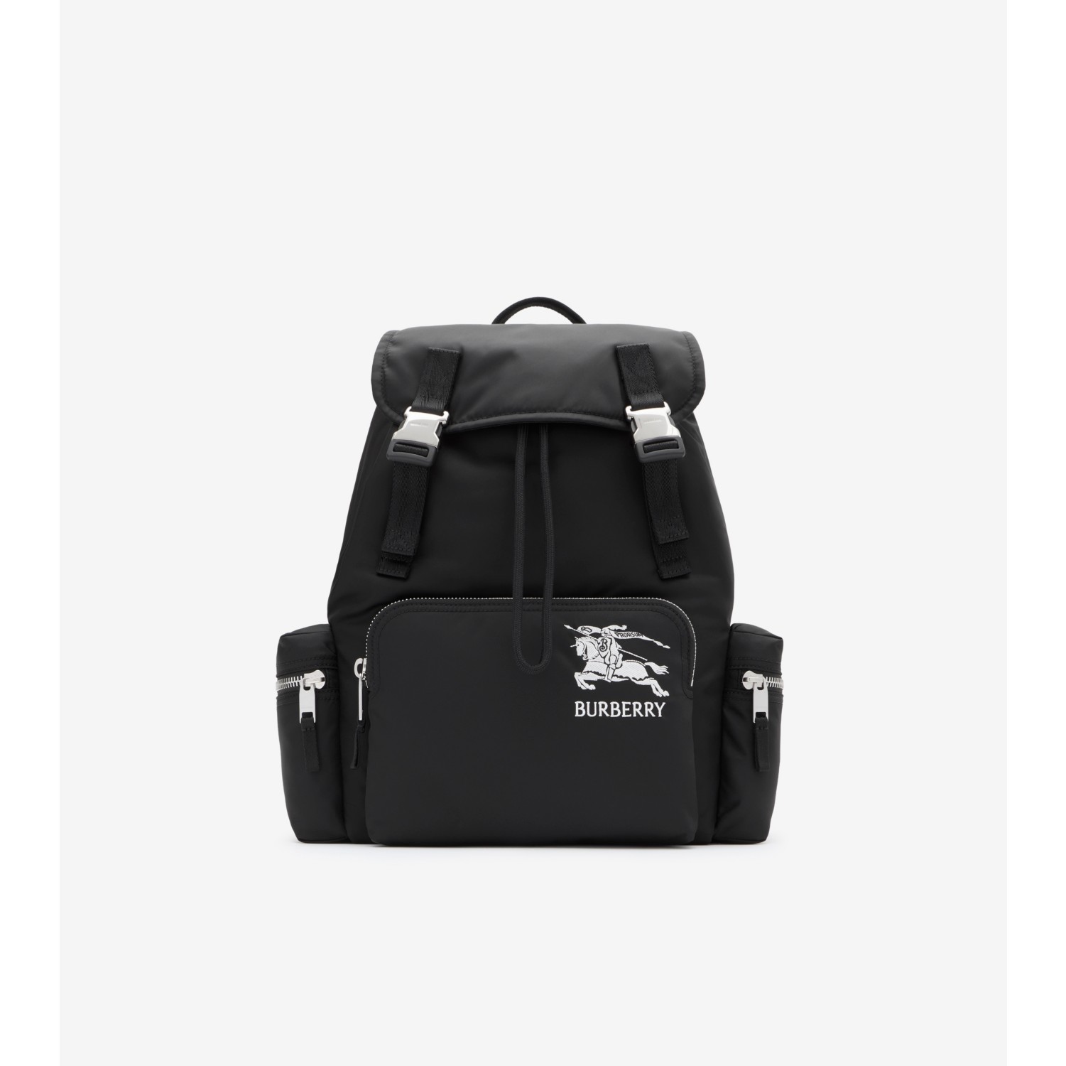 Rucksack mit Knight-Logo und Clip-Verschluss
