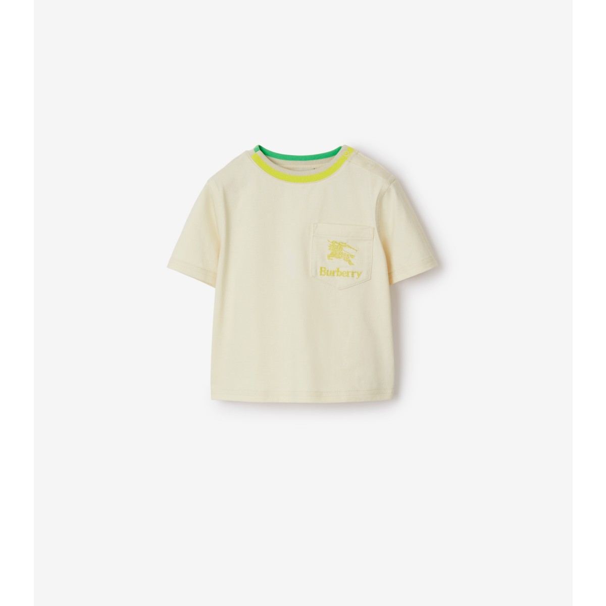 Burberry Kids'  Childrens Cotton T-shirt In Wheat