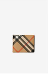 Cartera plegable Check color arena