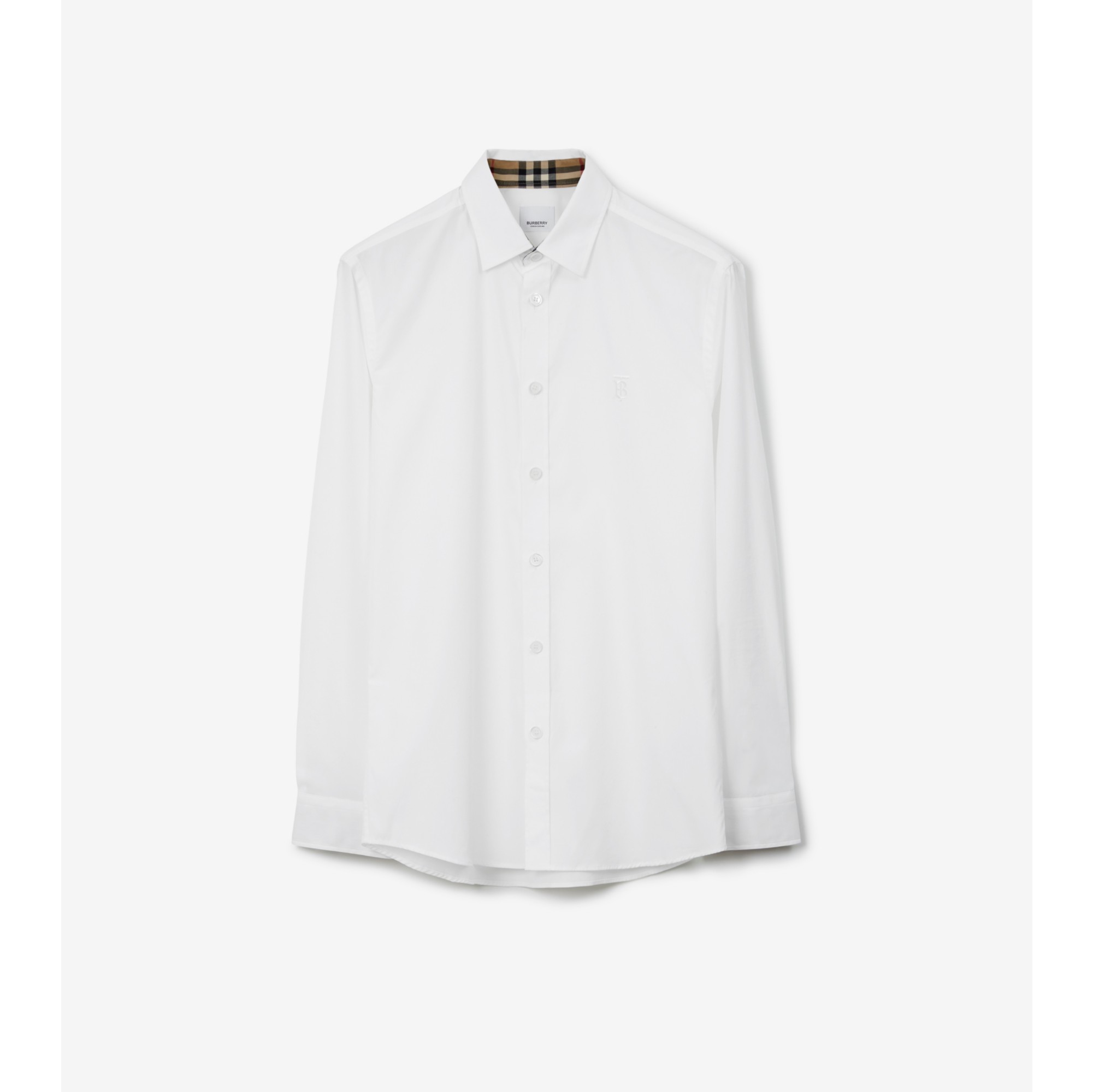 Burberry white shirt price on sale