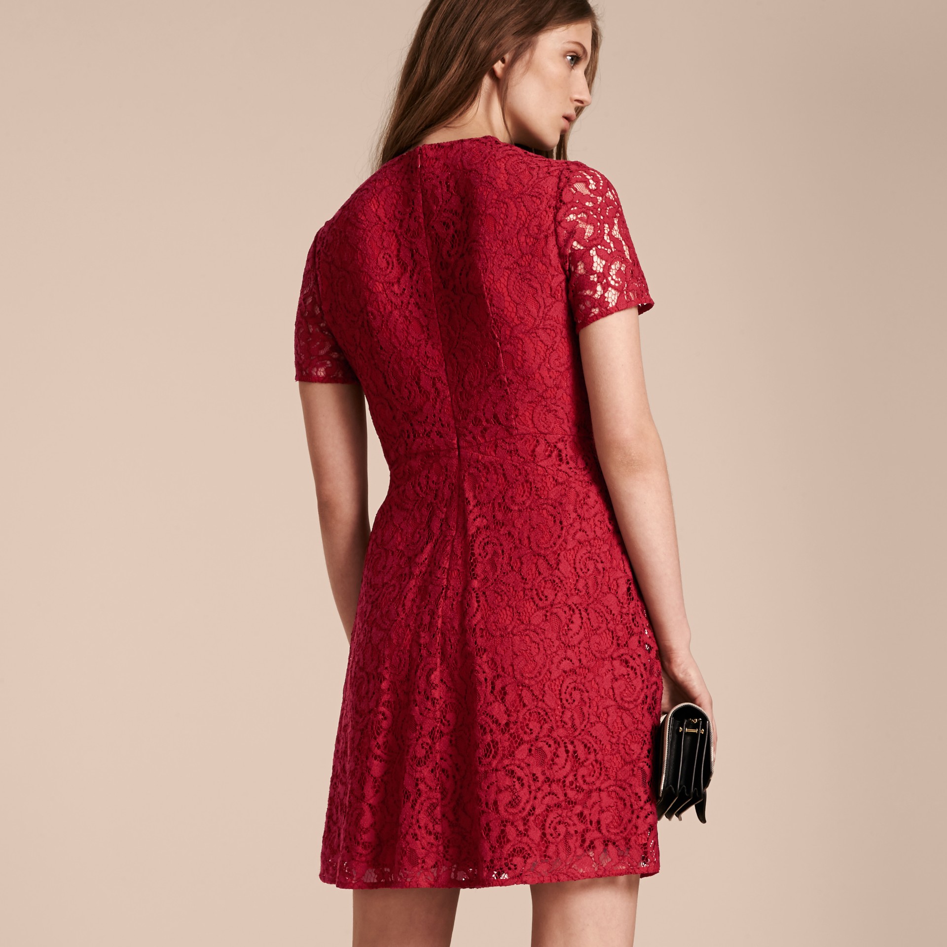 fit-and-flare-dropped-waist-lace-dress-parade-red-burberry