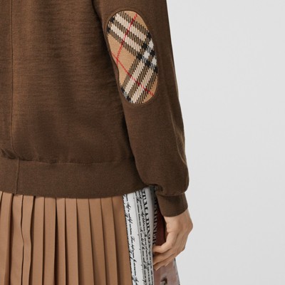 burberry merino wool cardigan