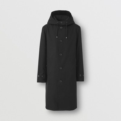 burberry hooded trench coat mens