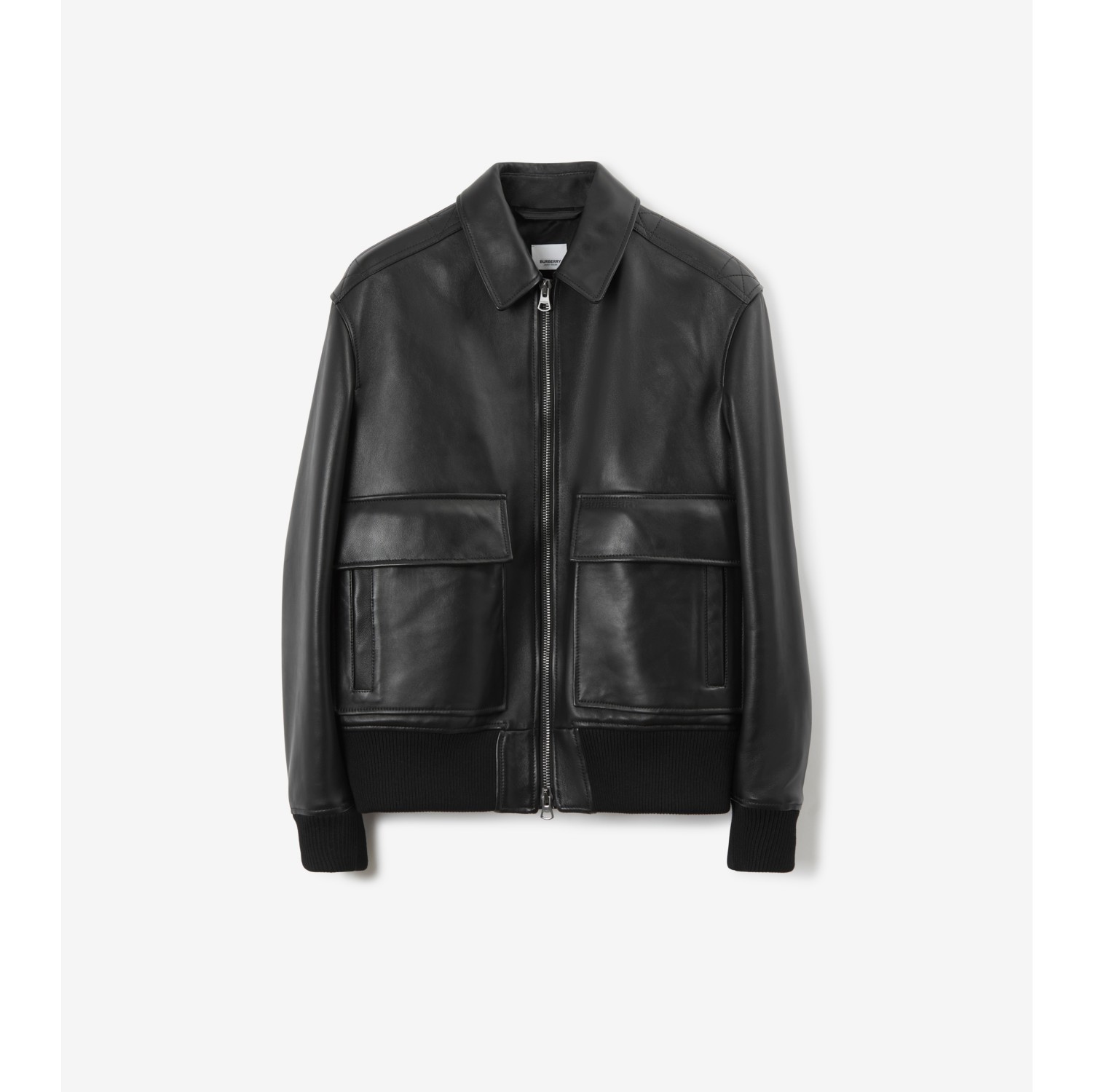 Burberry on sale leather jacket