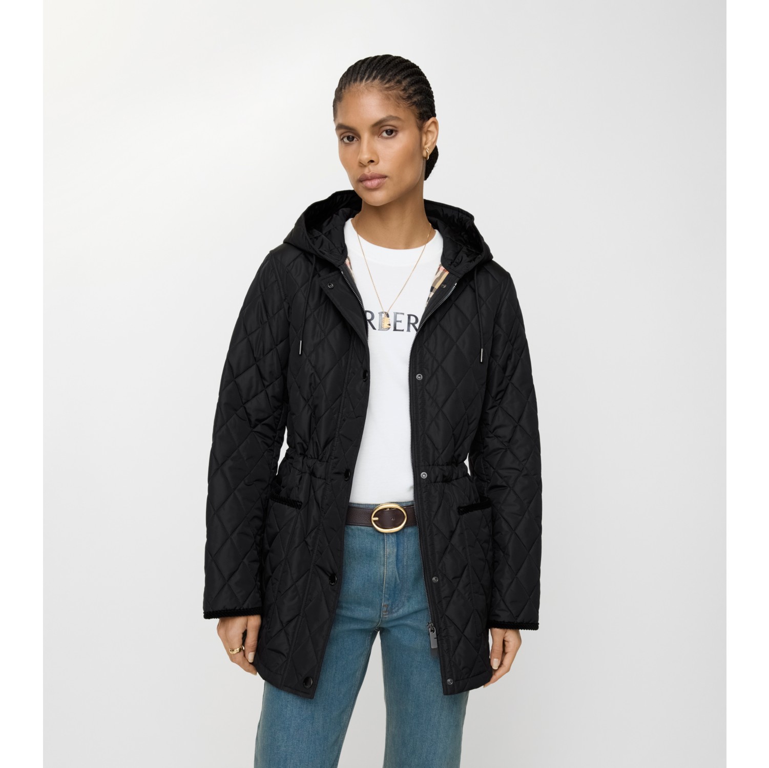 Quilted Nylon Parka
