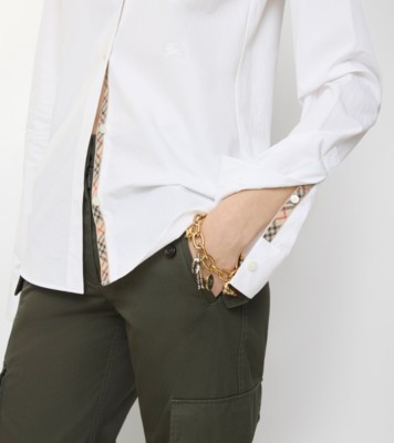 Camicia Banana Republic Popeline Bianca Taglia M – Nuova Con Etichette #746053