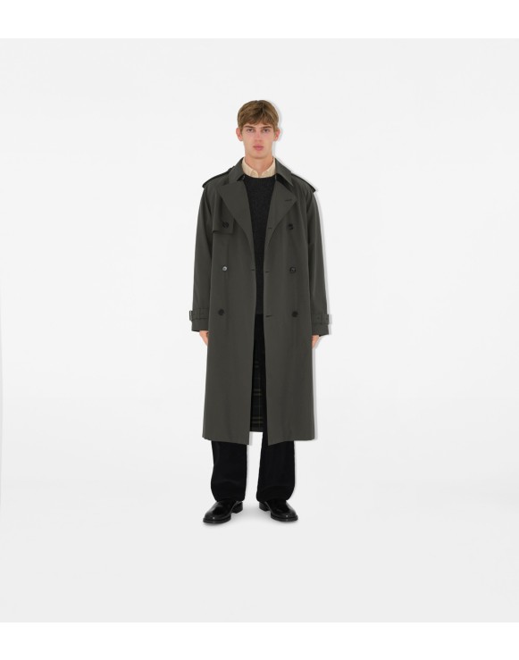 Burberry trench coat mens grey online