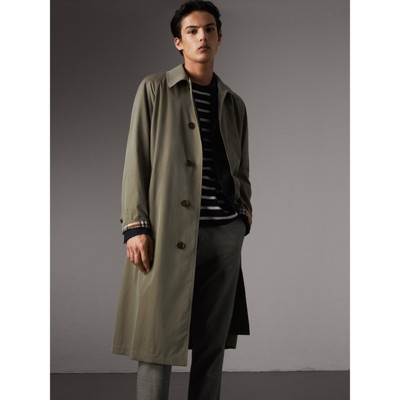 burberry coat mens green