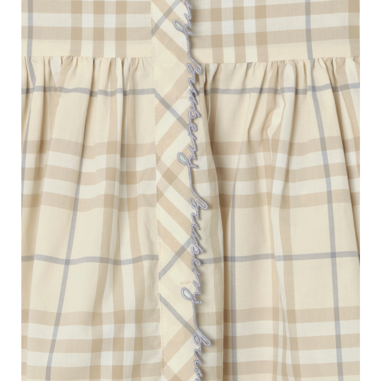 burberry check cotton dress Childrens , Size: 3Y Collection:wk41repeats Thin knotted straps and Strappy Embellished Flower Bodycon Burberry brand Option1:12-18M