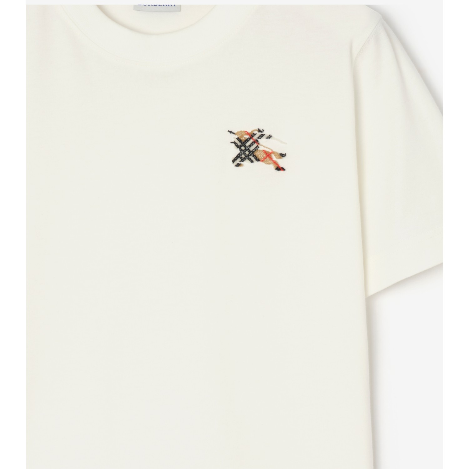 Knight Check Cotton T-shirt - thumbnail 7