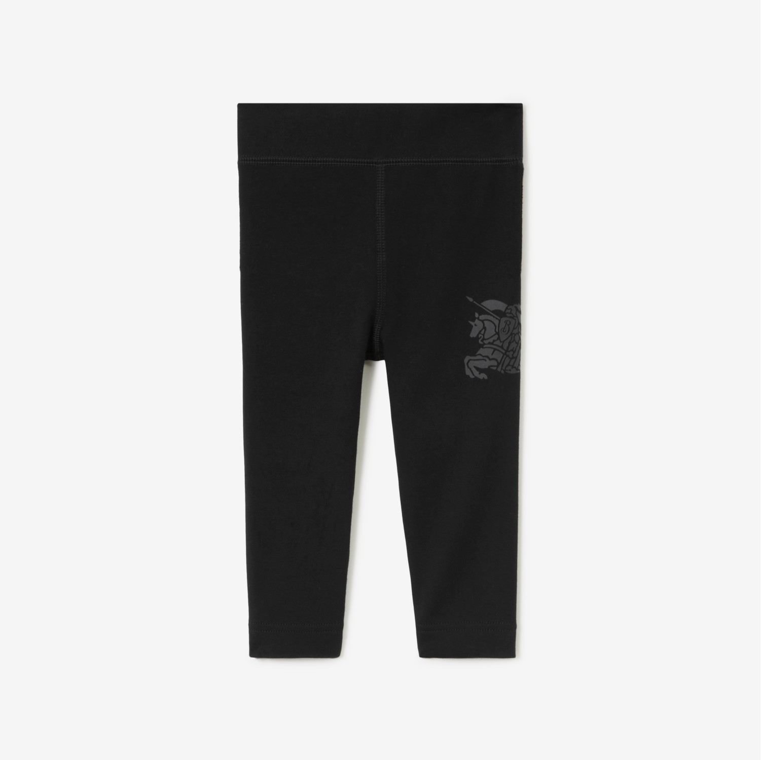 EKD Stretch Cotton Leggings in Black - Children | Burberry® Official