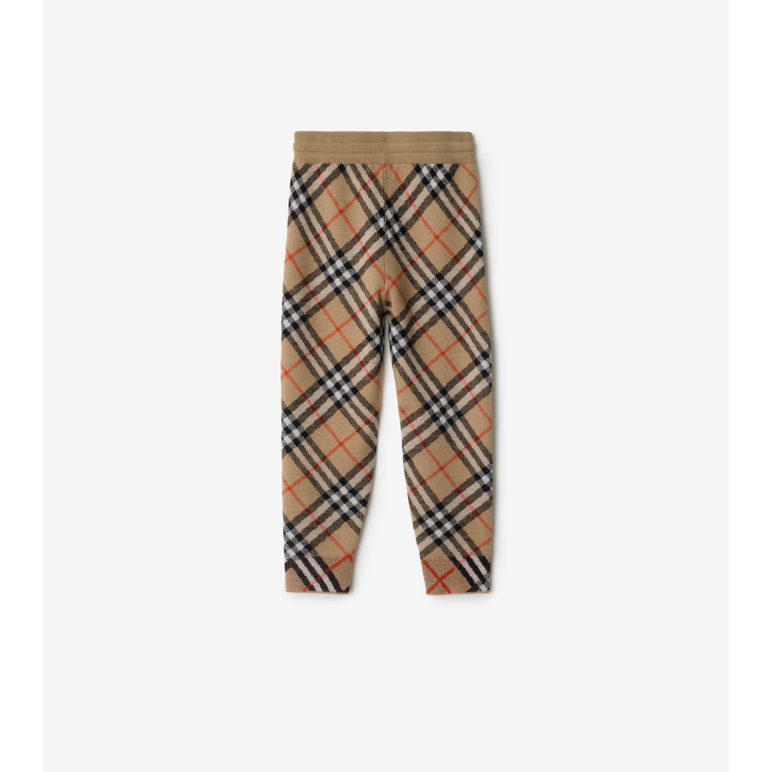 Pantalon de jogging en laine Check