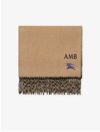 Burberry Scarf with Personalised initials